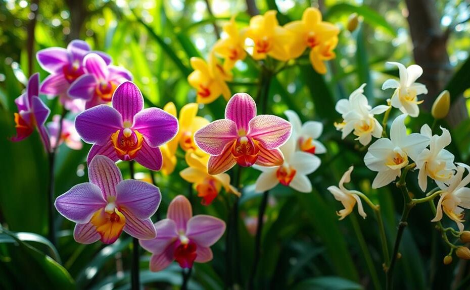 diverse beautiful philippine orchids