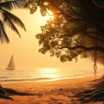 healing island with beaches