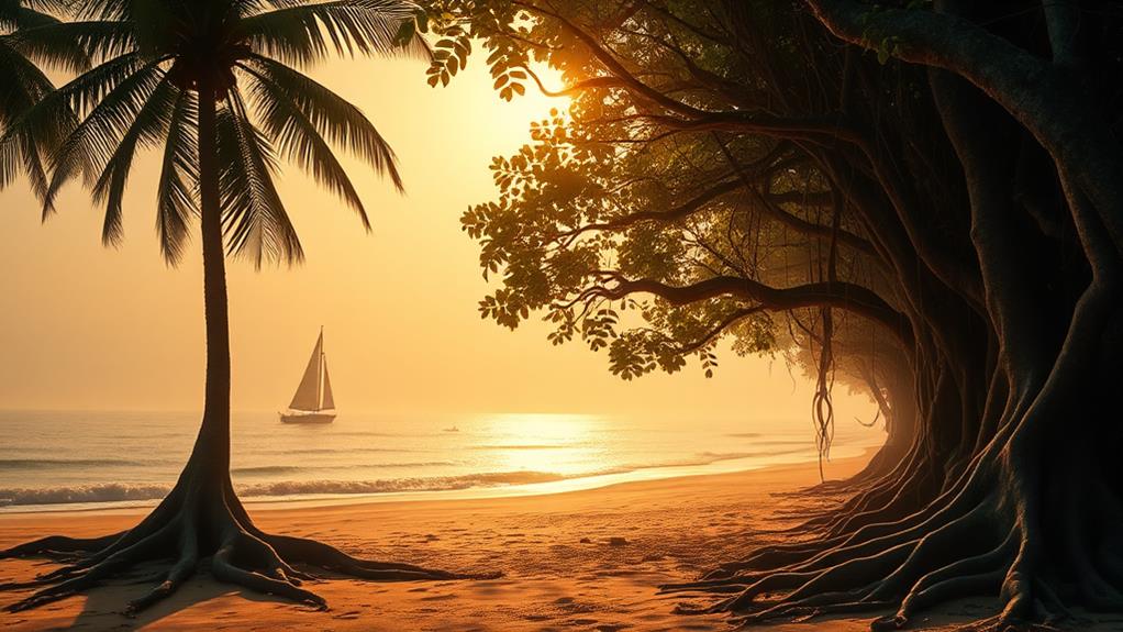 healing island with beaches