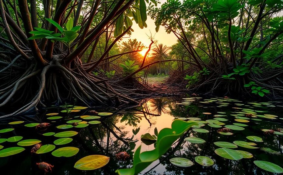 mangrove adaptation supports biodiversity