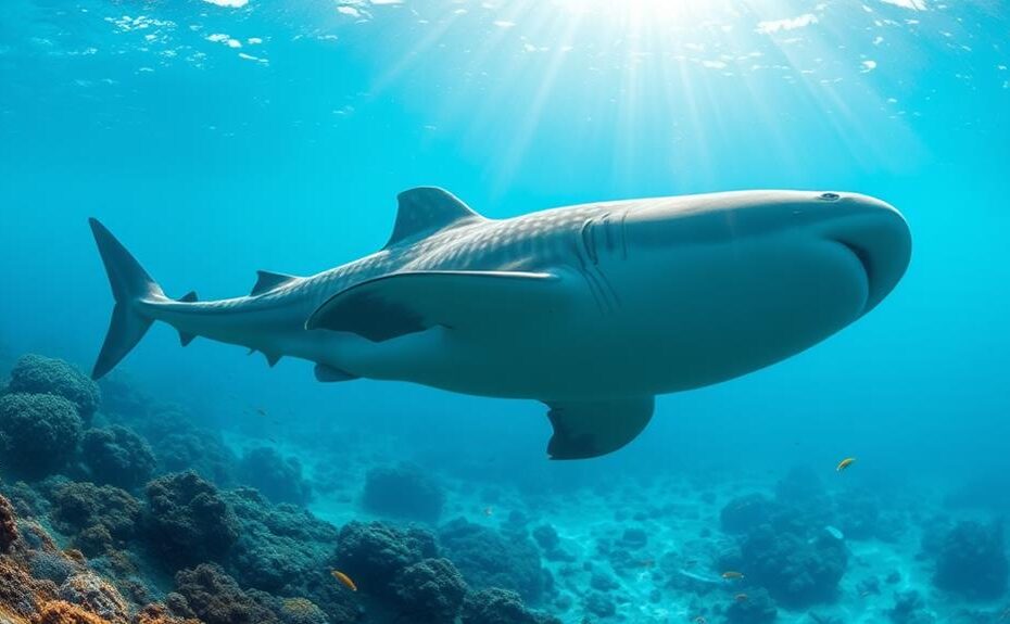 swimming with whale sharks