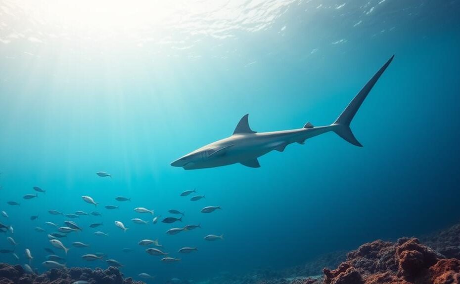 thresher shark diving destination