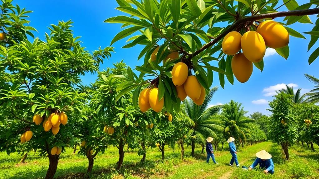 tropical paradise for mangos