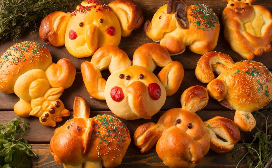 artistic animal bread delight