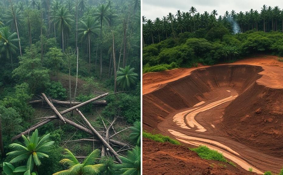 illegal logging and mining issues