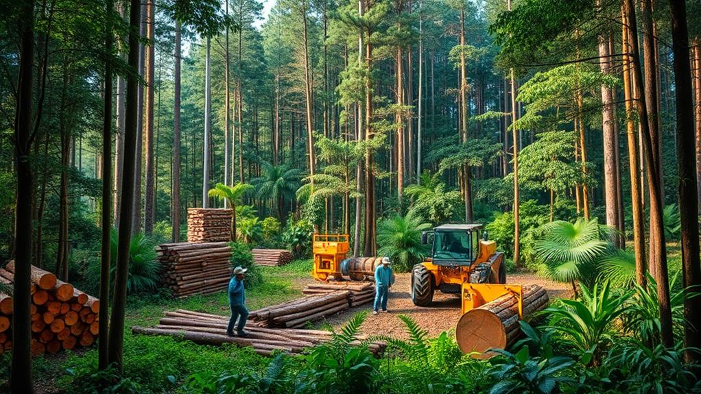 timber industry growth patterns