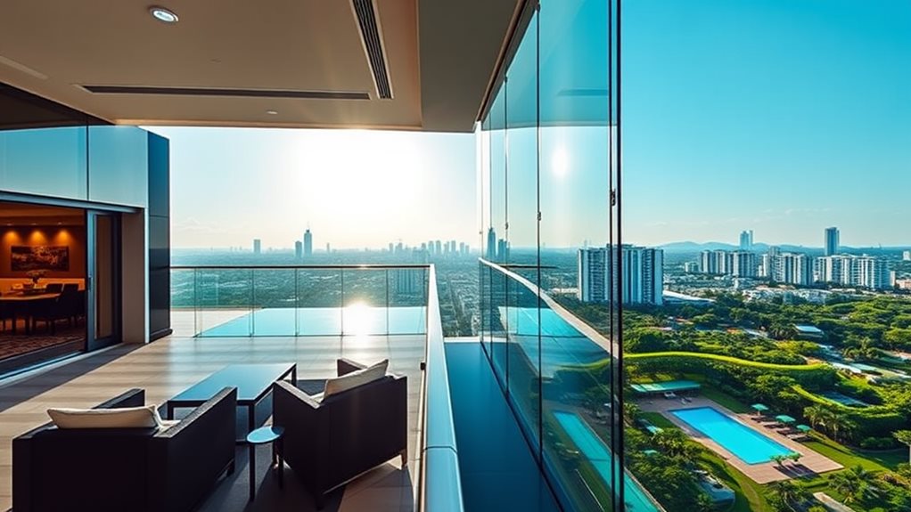 luxury azure penthouse residence