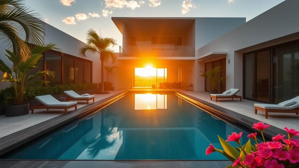 luxury private pool villas